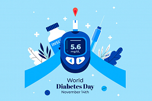 14 ноябрь - Бөтендөнья шикәр диабетына каршы көрәш көне